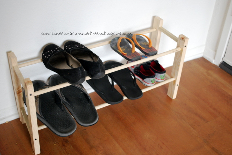 Best ideas about DIY Shoe Rack By Front Door
. Save or Pin Sunshine and a Summer Breeze DIY Shoe Rack Now.
