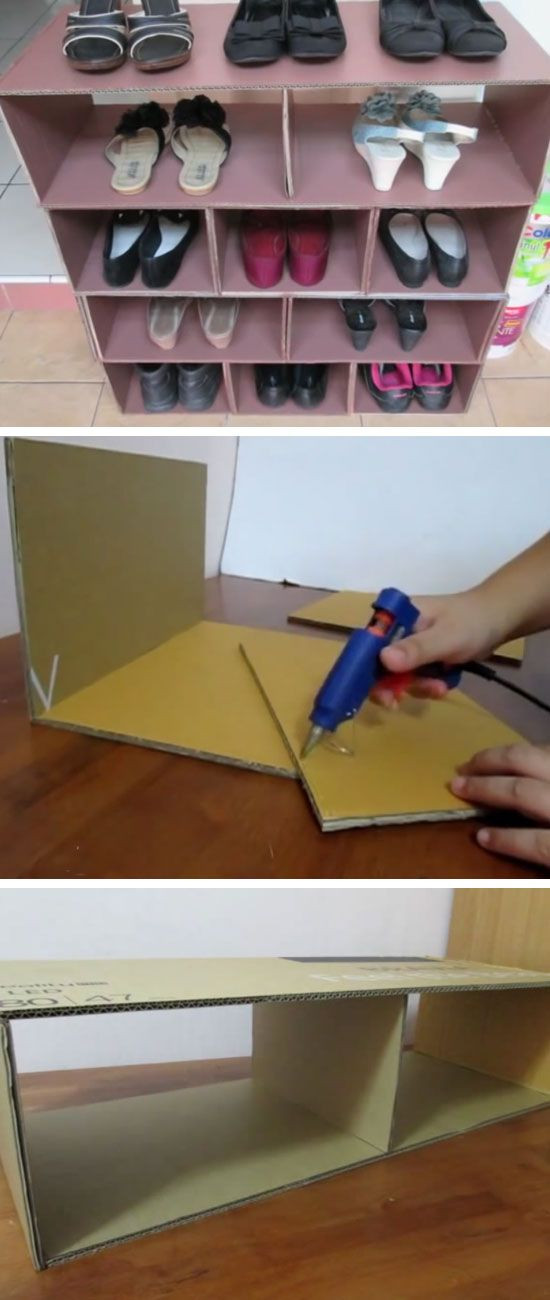 Best ideas about DIY Shoe Rack Cardboard
. Save or Pin 30 Shoe Storage Ideas for Small Spaces make1 Now.