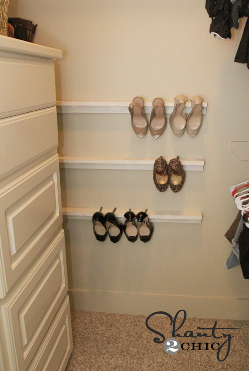 Best ideas about DIY Shoe Rack For Closet
. Save or Pin Closet Organization Shoe Organizers DIY Shanty 2 Chic Now.