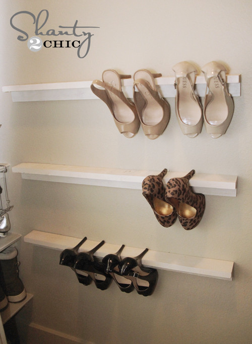 Best ideas about DIY Shoe Rack For Closet
. Save or Pin Closet Organization Shoe Organizers DIY Shanty 2 Chic Now.