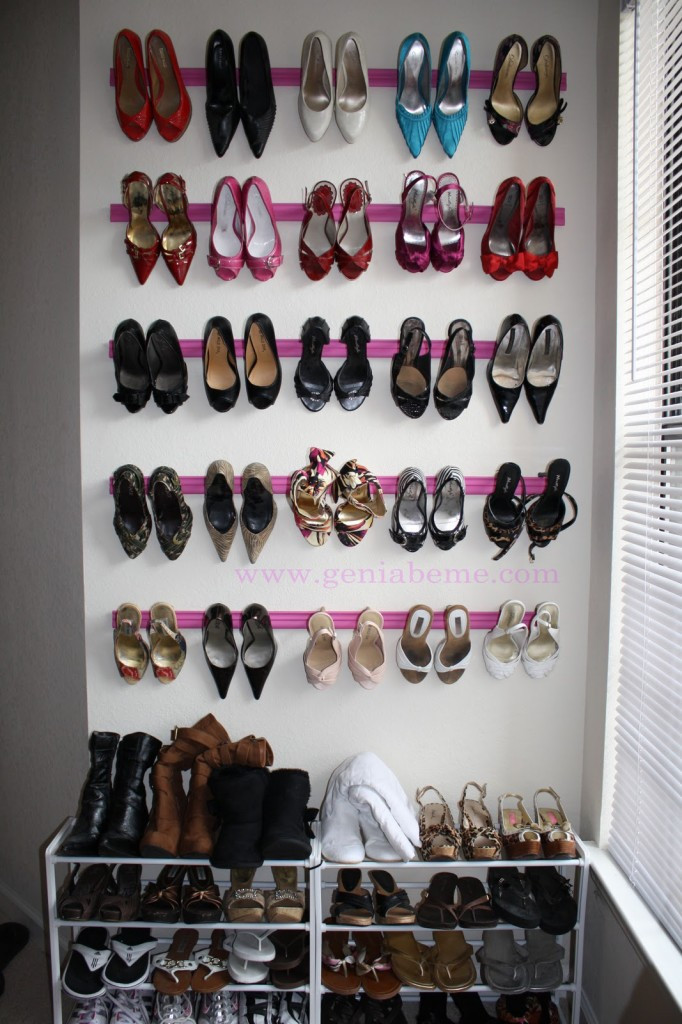 Best ideas about DIY Shoe Rack For Closet
. Save or Pin DIY family shoe storage solutions Andrea s Notebook Now.