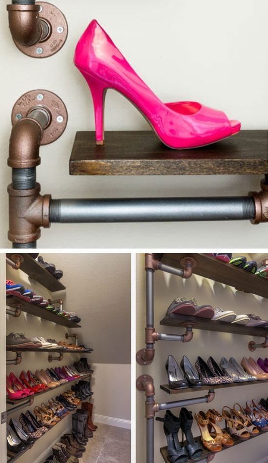 Best ideas about DIY Shoe Rack For Small Closet
. Save or Pin 18 DIY Shoe Storage Ideas for Small Spaces Now.