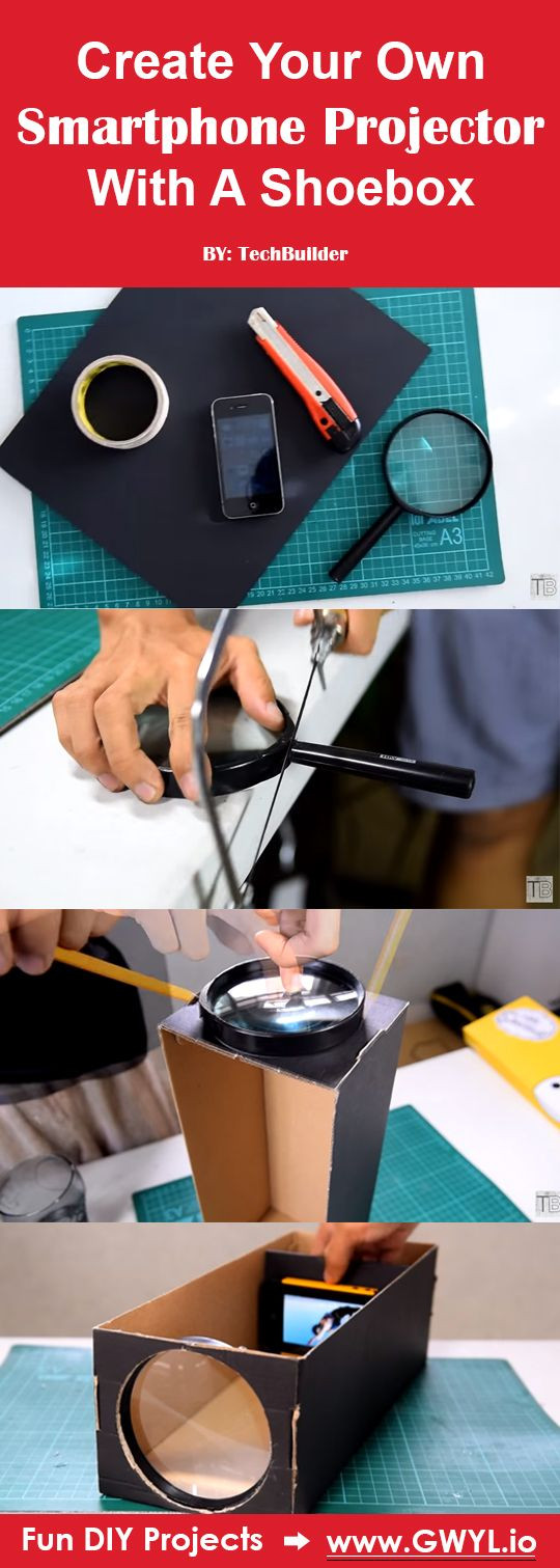 Best ideas about DIY Shoebox Projector
. Save or Pin Create Your Own Smartphone Projector With A Shoebox Now.