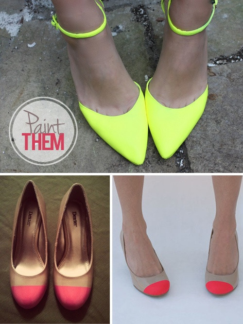 Best ideas about DIY Shoes Paint
. Save or Pin 13 Easy DIY Fashion Projects for Summer and Fall XEN life Now.