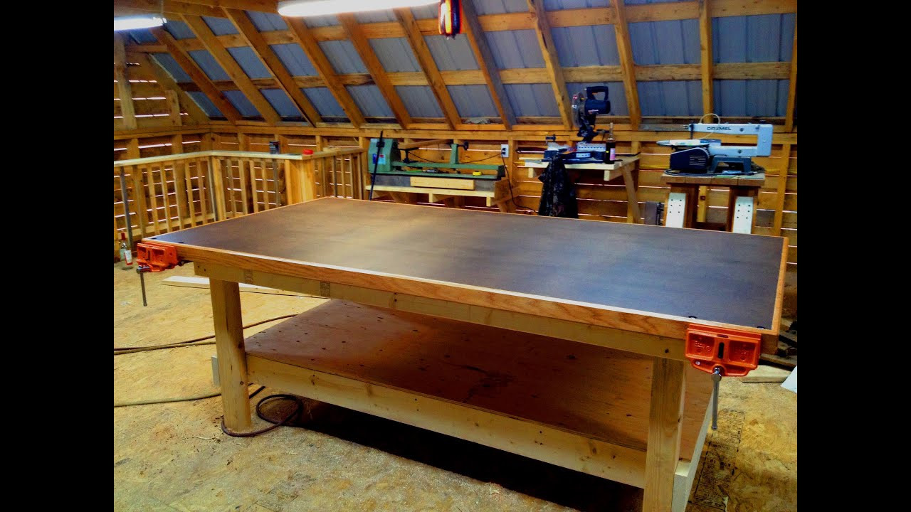 Best ideas about DIY Shop Table
. Save or Pin Heavy Duty Shop Table DIY Woodshop Now.