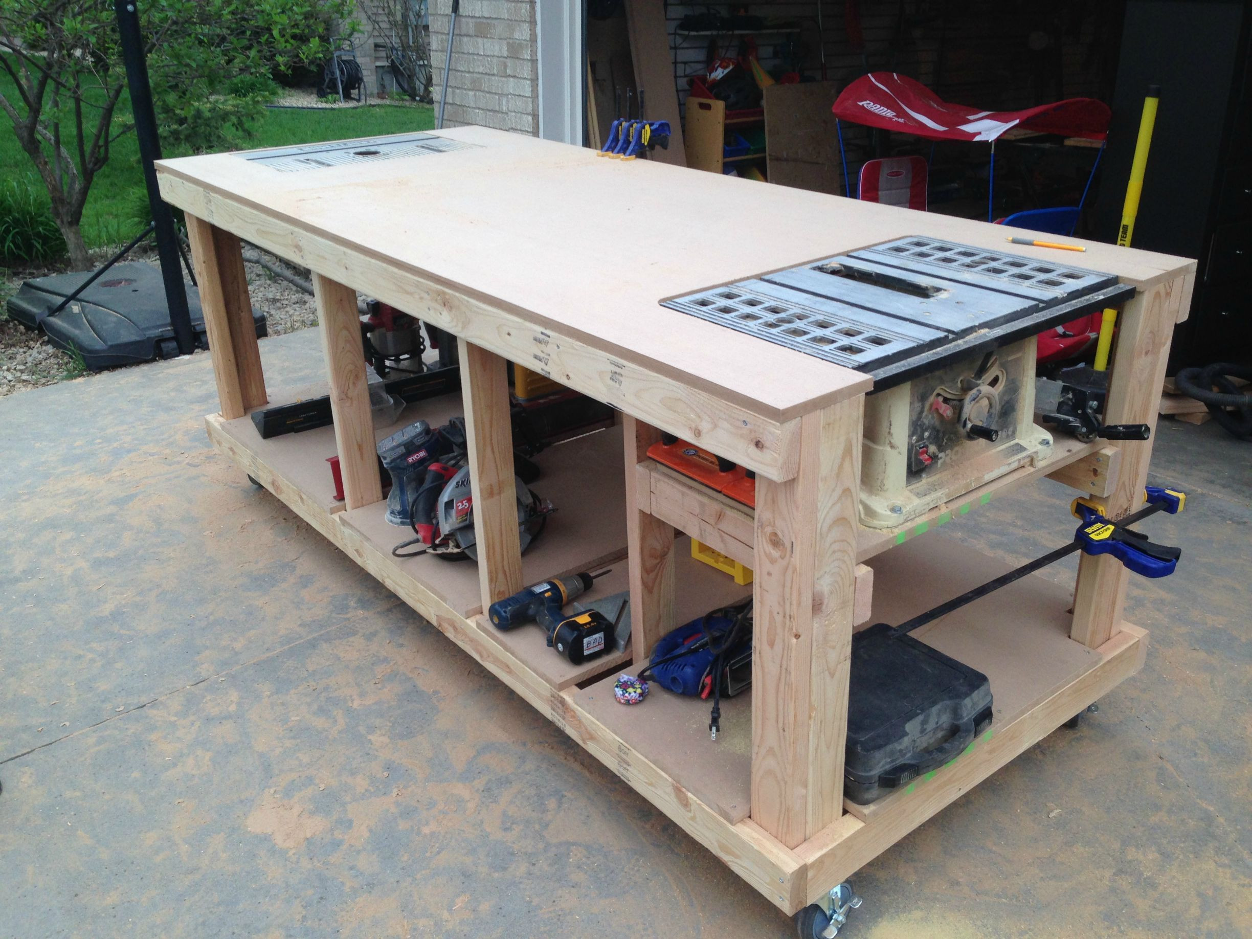 Best ideas about DIY Shop Table
. Save or Pin Best 25 Mobile workbench ideas on Pinterest Now.