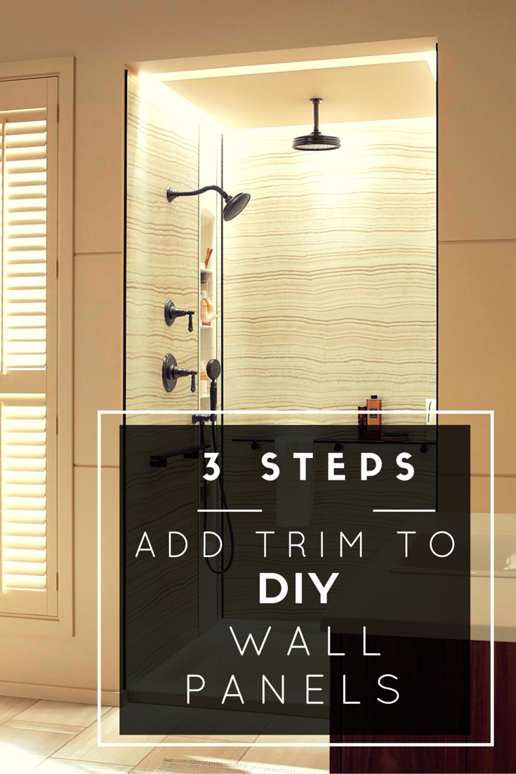 Best ideas about DIY Shower Walls
. Save or Pin 3 Steps to Add Trim and Borders to DIY Shower Wall Panels Now.