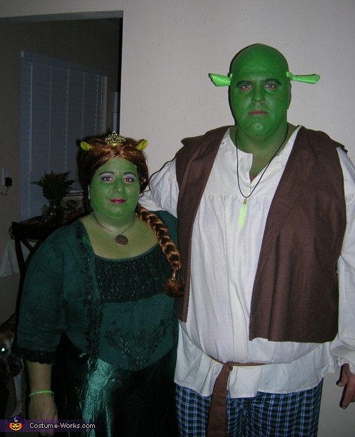 Best ideas about DIY Shrek Costume
. Save or Pin Homemade Shrek and Fiona Costume for Couples Now.