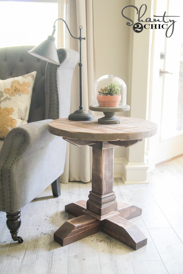 Best ideas about DIY Side Tables
. Save or Pin DIY Round Side Table Shanty 2 Chic Now.