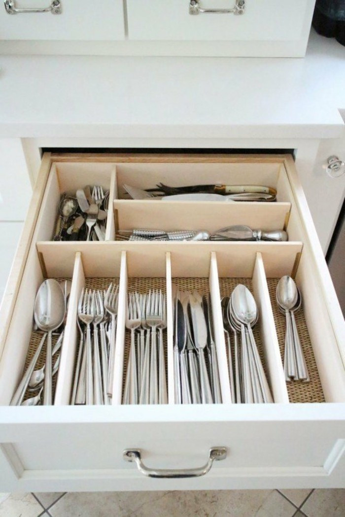 Best ideas about DIY Silverware Organizer
. Save or Pin Small Kitchen Set Up And Save Space – 20 DIY Ideas – Fresh Now.