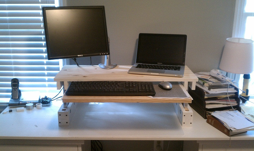 Best ideas about DIY Sit Stand Desk Plans
. Save or Pin 21 DIY Standing or Stand Up Desk Ideas Now.