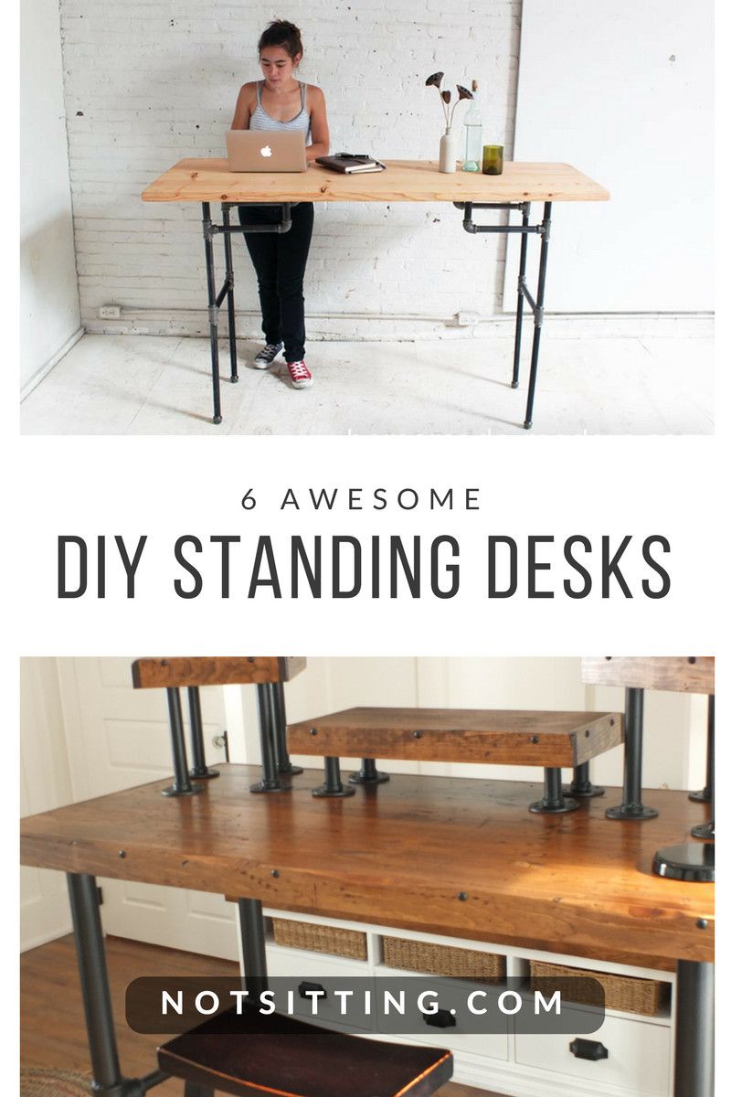Best ideas about DIY Sit Stand Desk Plans
. Save or Pin 6 DIY Standing Desks You Can Build Too NotSitting Now.