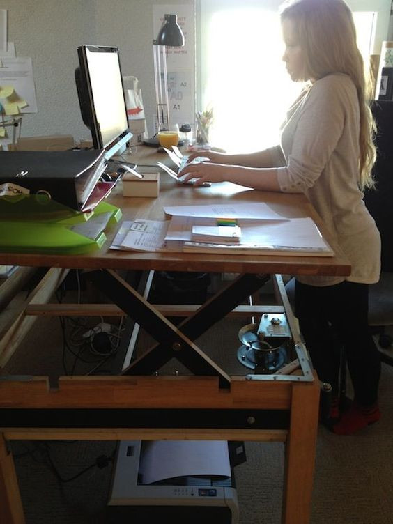 Best ideas about DIY Sit Stand Desk Plans
. Save or Pin Adjustable Sit Stand Desk 9 Ways to Build Now.