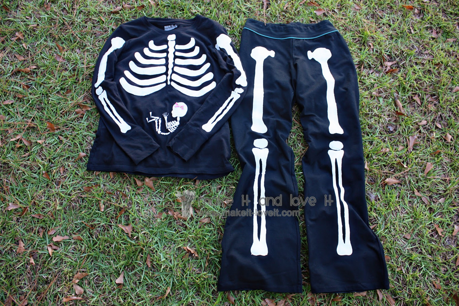 Best ideas about DIY Skeleton Costume For Adults
. Save or Pin Our Last Minute Adult Costumes Pregnant Skeleton and Now.
