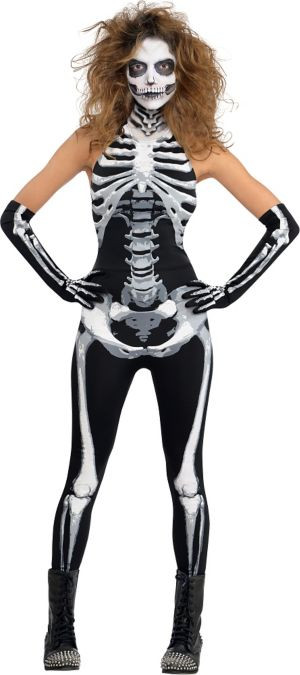 Best ideas about DIY Skeleton Costume For Adults
. Save or Pin Adult Bone A Fied Babe Skeleton Costume Party City Now.