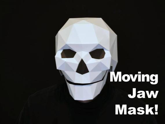 Best ideas about DIY Skull Mask
. Save or Pin Skull Mask with Moving Mouth Low Poly Mask Pattern Uses Just Now.