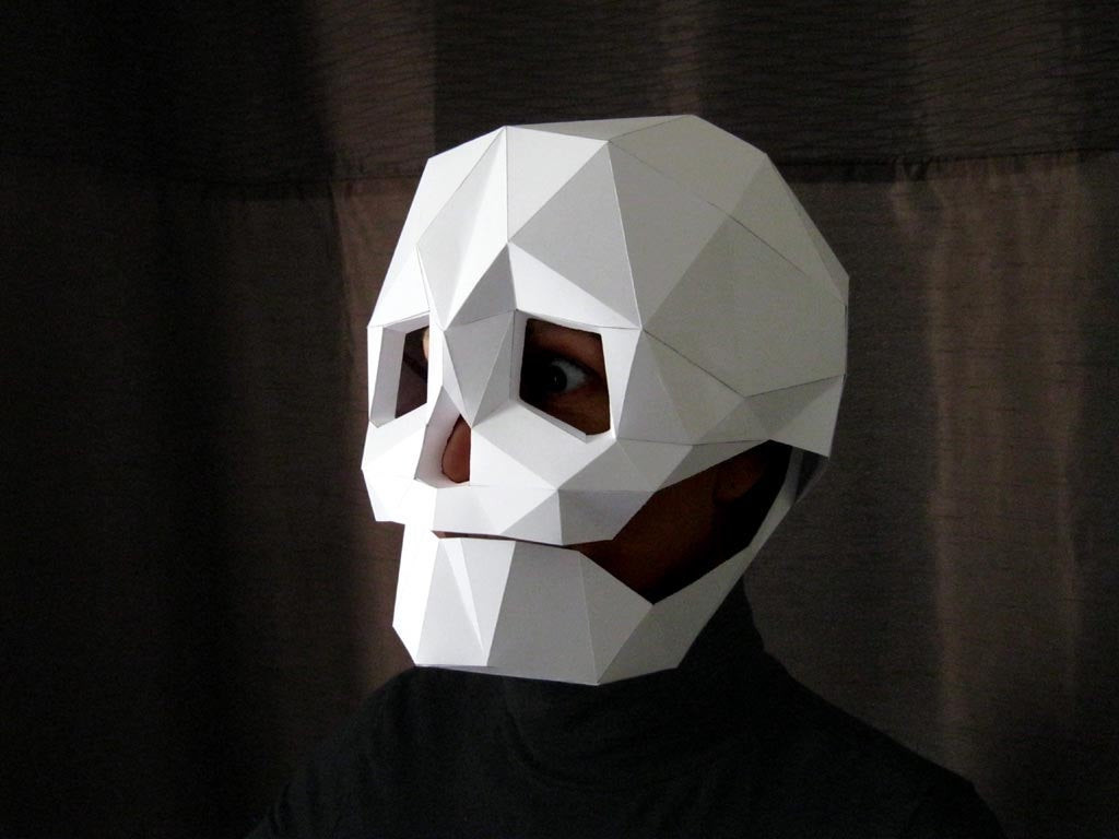 Best ideas about DIY Skull Mask
. Save or Pin Skull Mask with Moving Mouth Low Poly Mask Pattern Uses Just Now.