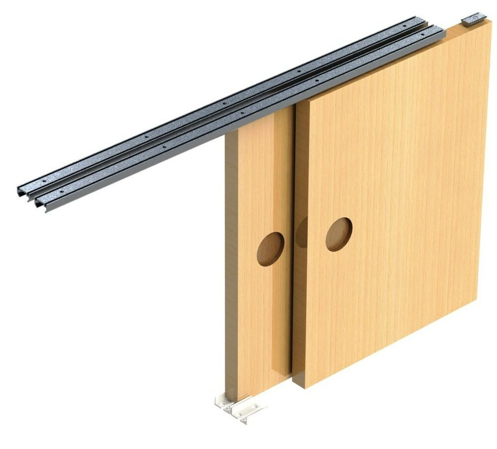 Best ideas about DIY Sliding Cabinet Door Track
. Save or Pin Sliding Door Gear Track System Diy Kit Set HUSH Wardrobe Now.