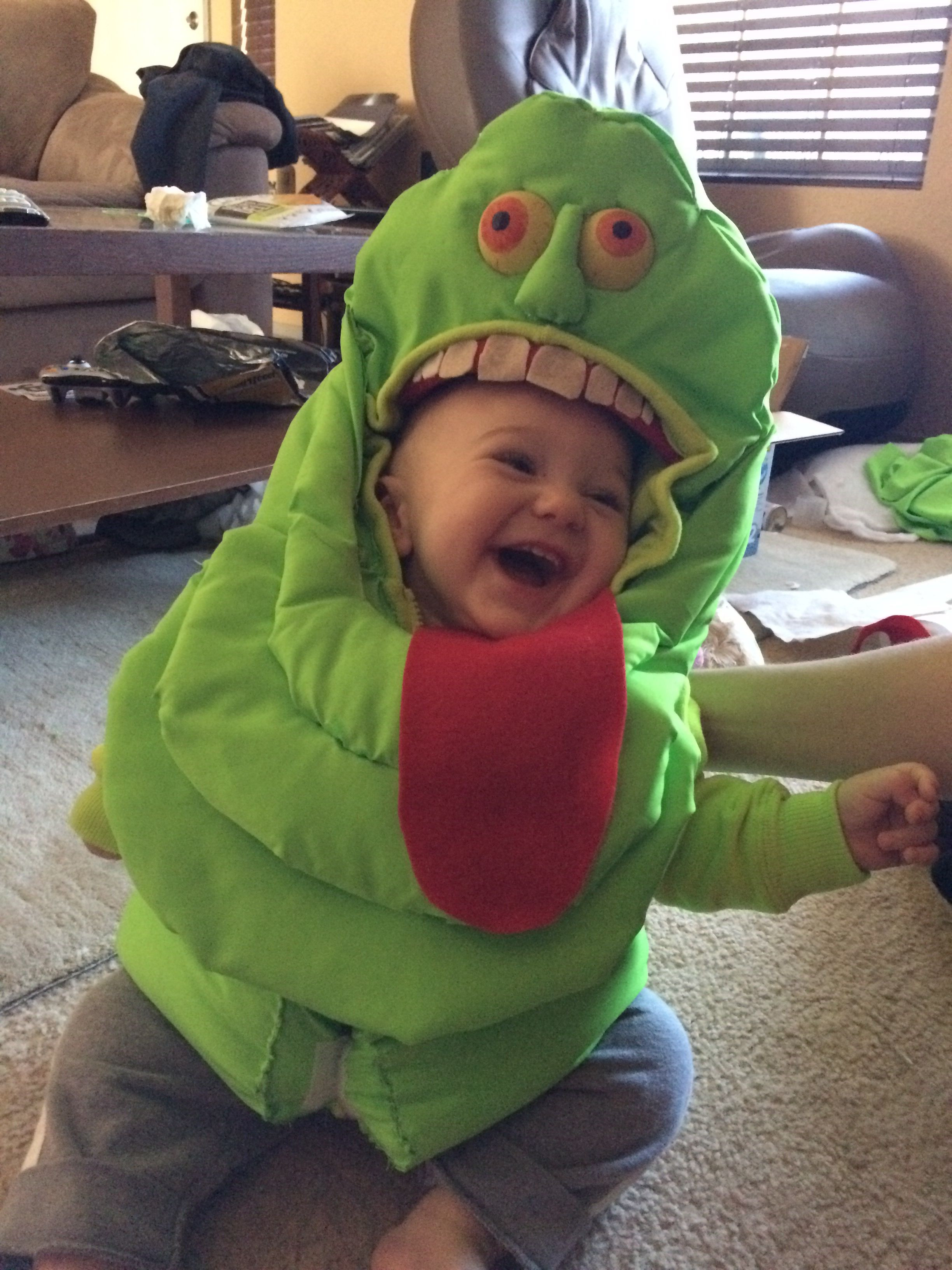 Best ideas about DIY Slimer Costume
. Save or Pin My son in Halloween costume first Halloween as Now.