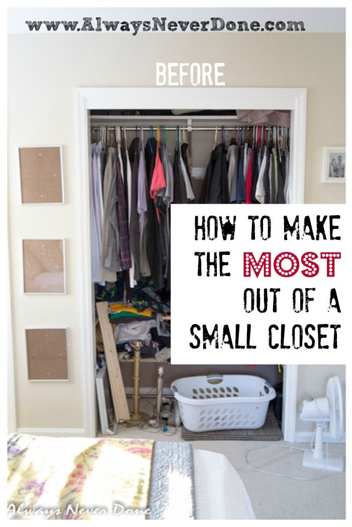 Best ideas about DIY Small Closet Organization Ideas
. Save or Pin How to Make The Most Out of a Small Closet Now.