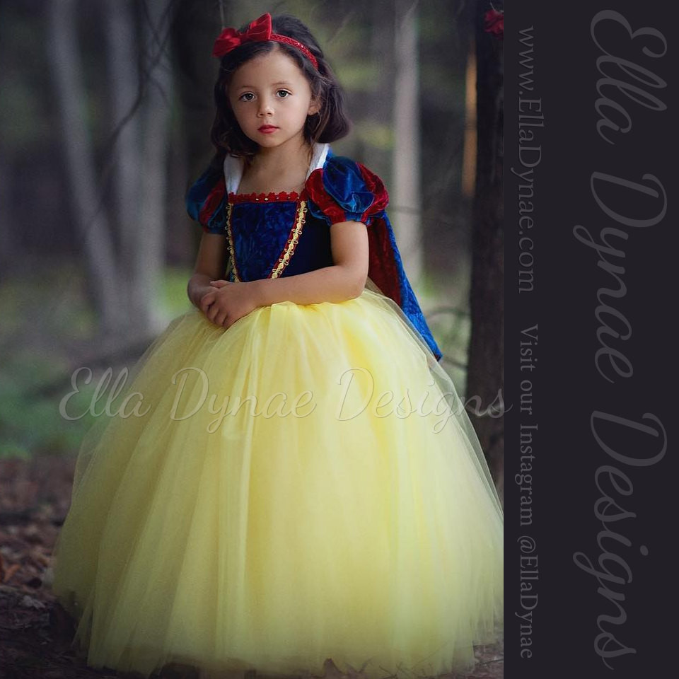 Best ideas about DIY Snow White Costume Toddler
. Save or Pin Snow White Costume Princess Gown Tutu Dress Now.