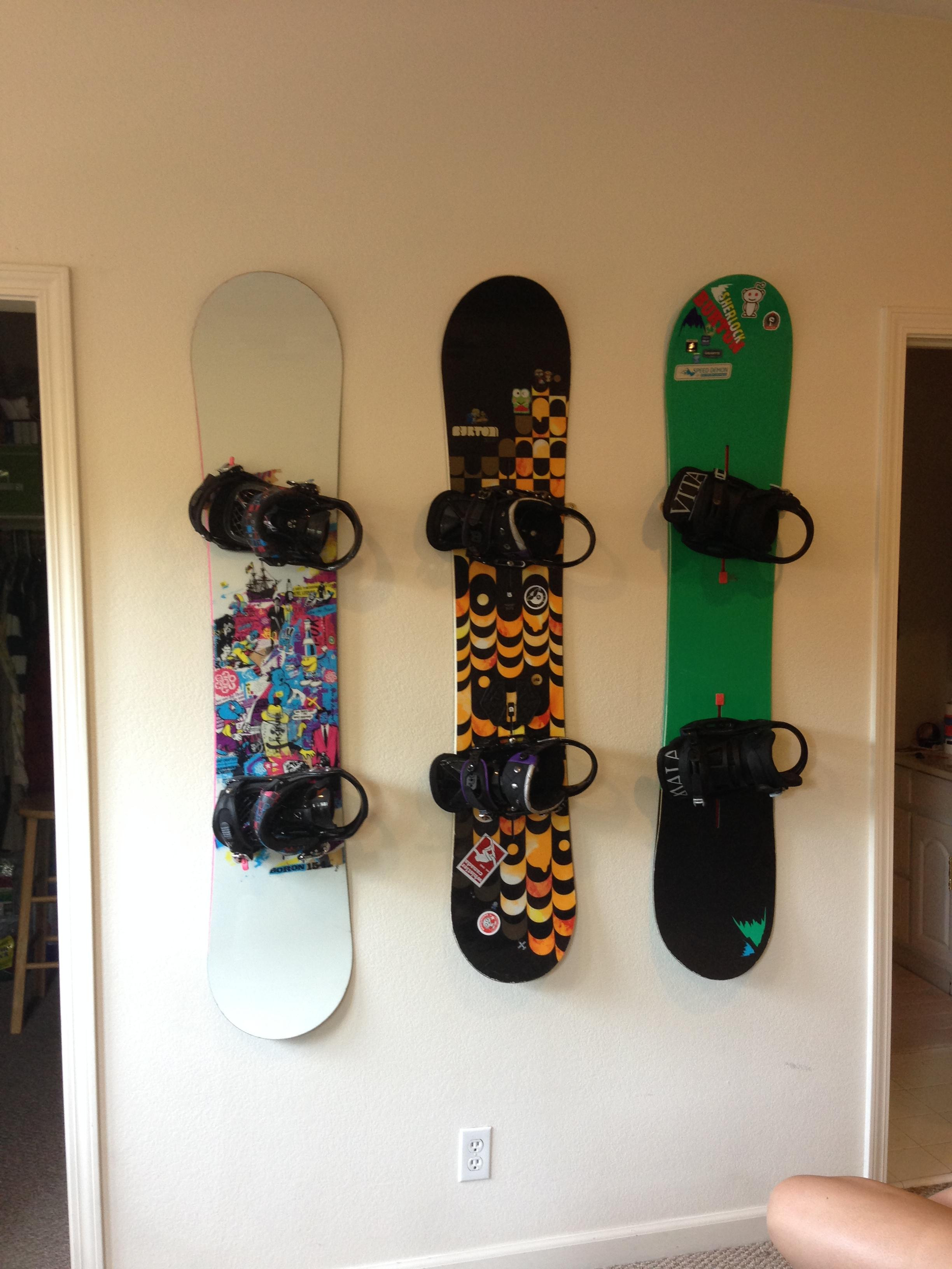 Best ideas about DIY Snowboard Wall Mount
. Save or Pin I built a DIY Snowboard Wall Mount snowboarding Now.