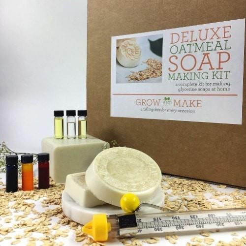 Best ideas about DIY Soap Kit
. Save or Pin Deluxe Oatmeal Soap Making Kit – Grow and Make Now.