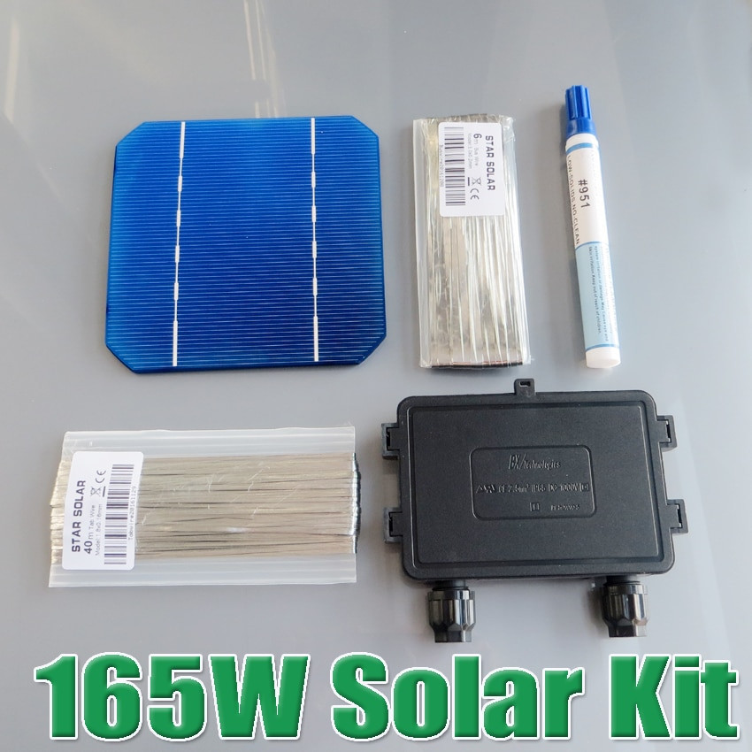 Best ideas about DIY Solar Kit
. Save or Pin 165W DIY Solar Panel Kit 6x10 125 Monocrystalline 150W Now.