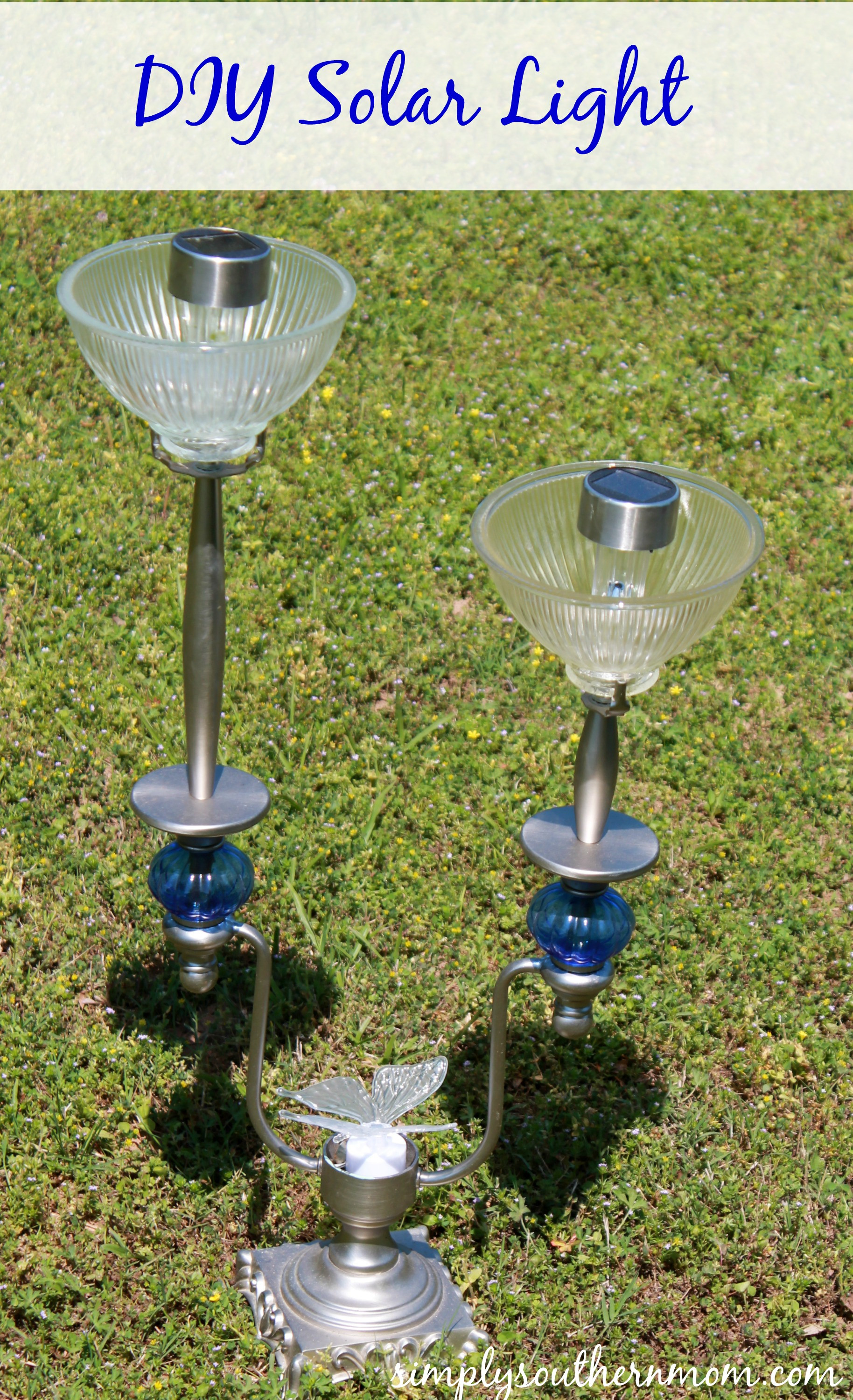 Best ideas about DIY Solar Lighting
. Save or Pin DIY Solar Lamp Made with an Old Lampstand Simply Now.