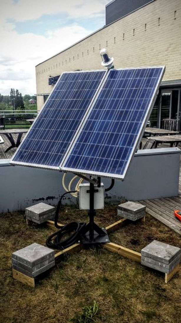 Best ideas about DIY Solar Trackers
. Save or Pin Dual axis solar tracker with online energy monitor Now.