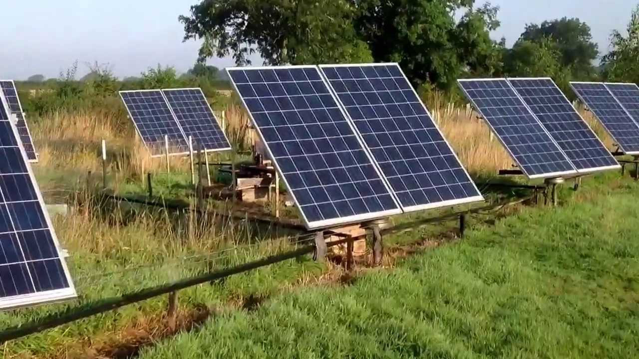 Best ideas about DIY Solar Trackers
. Save or Pin Solar Tracker 4kw array home made with cheap ponents Now.