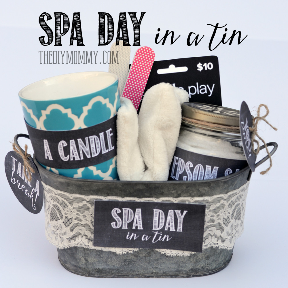Best ideas about DIY Spa Gift Basket
. Save or Pin A Gift in a Tin Spa Day in a Tin Now.