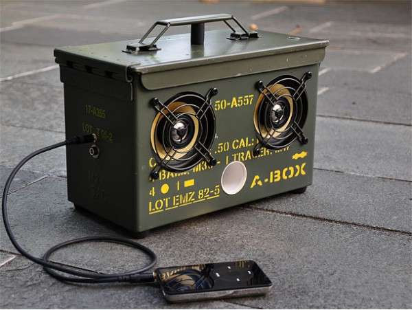 Best ideas about DIY Speaker Box
. Save or Pin DIY Ammo Can Speaker Box Now.