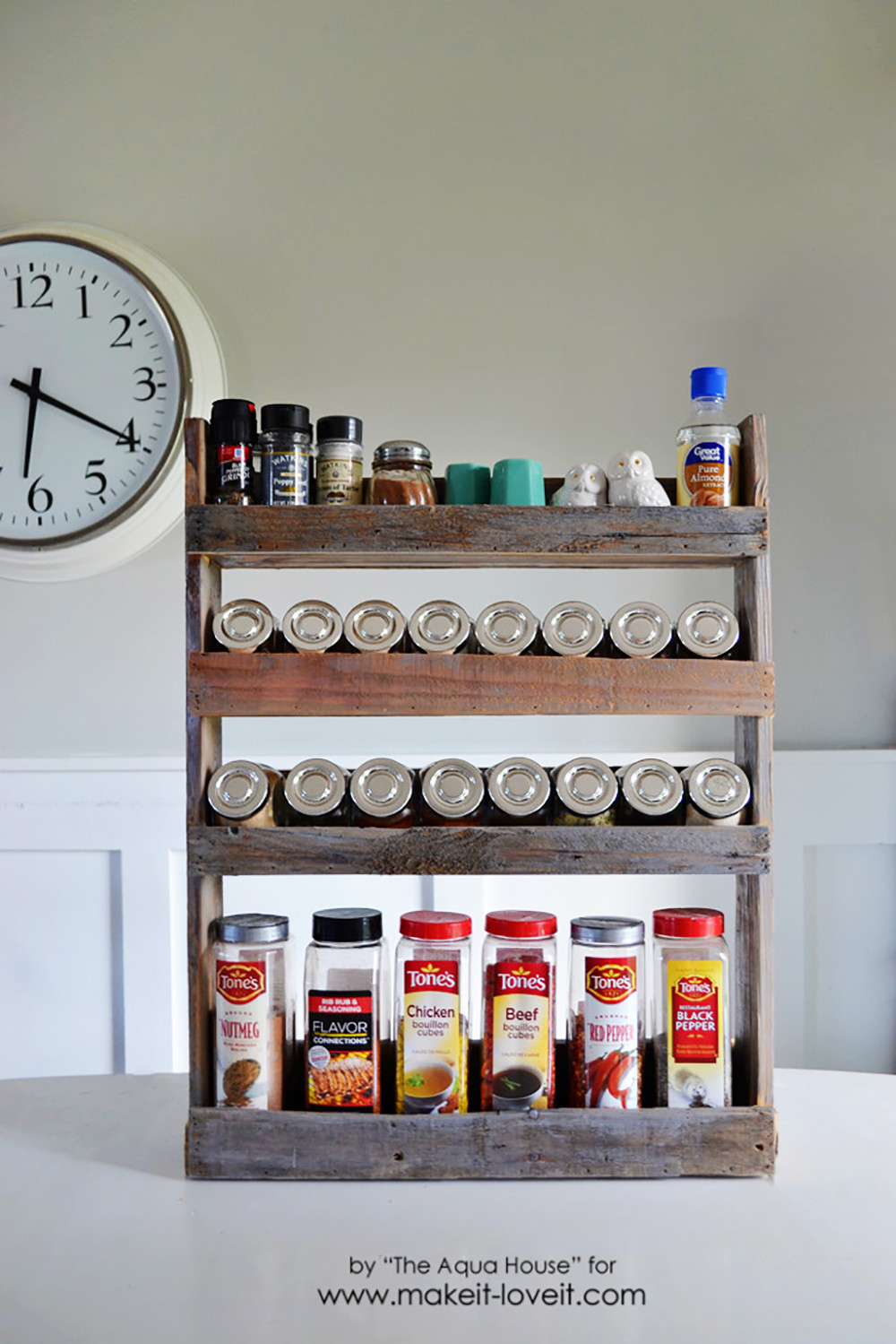 Best ideas about DIY Spice Rack
. Save or Pin DIY Pallet Spice Rack Now.