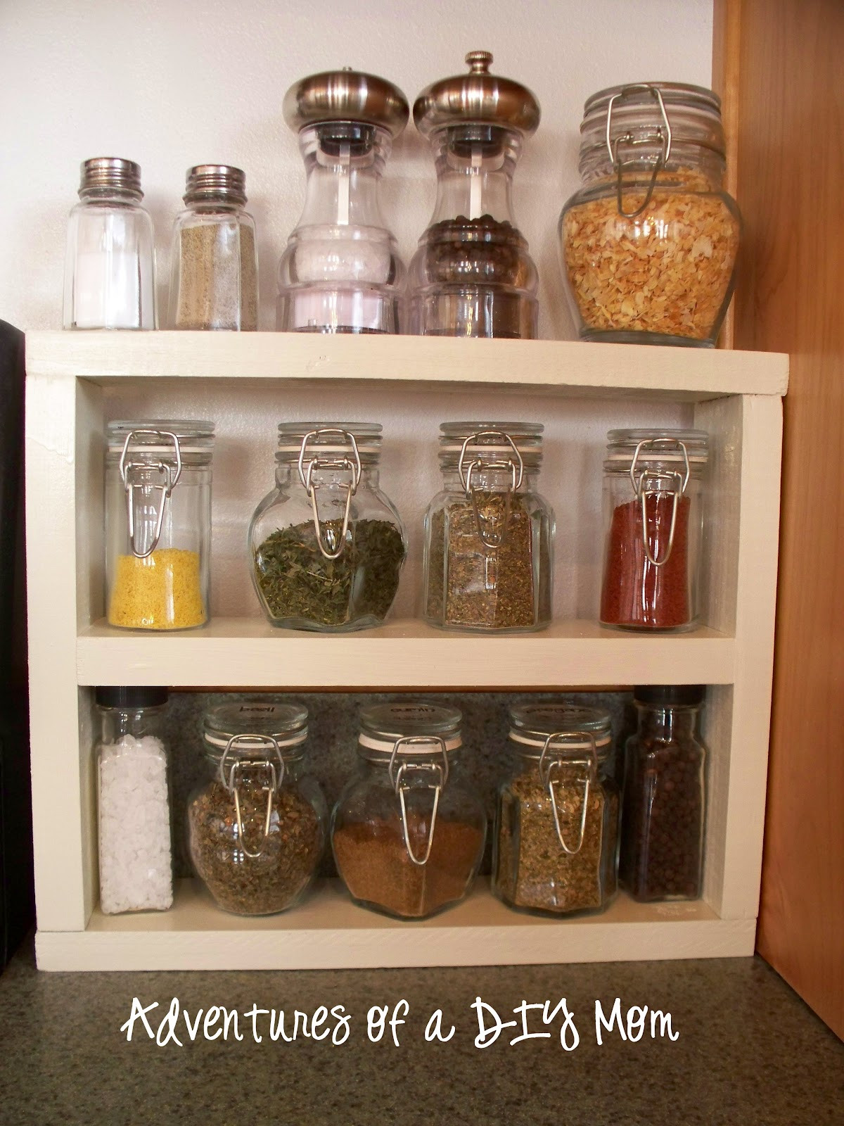 Best ideas about DIY Spice Rack
. Save or Pin DIY Spice Rack Adventures of a DIY Mom Now.