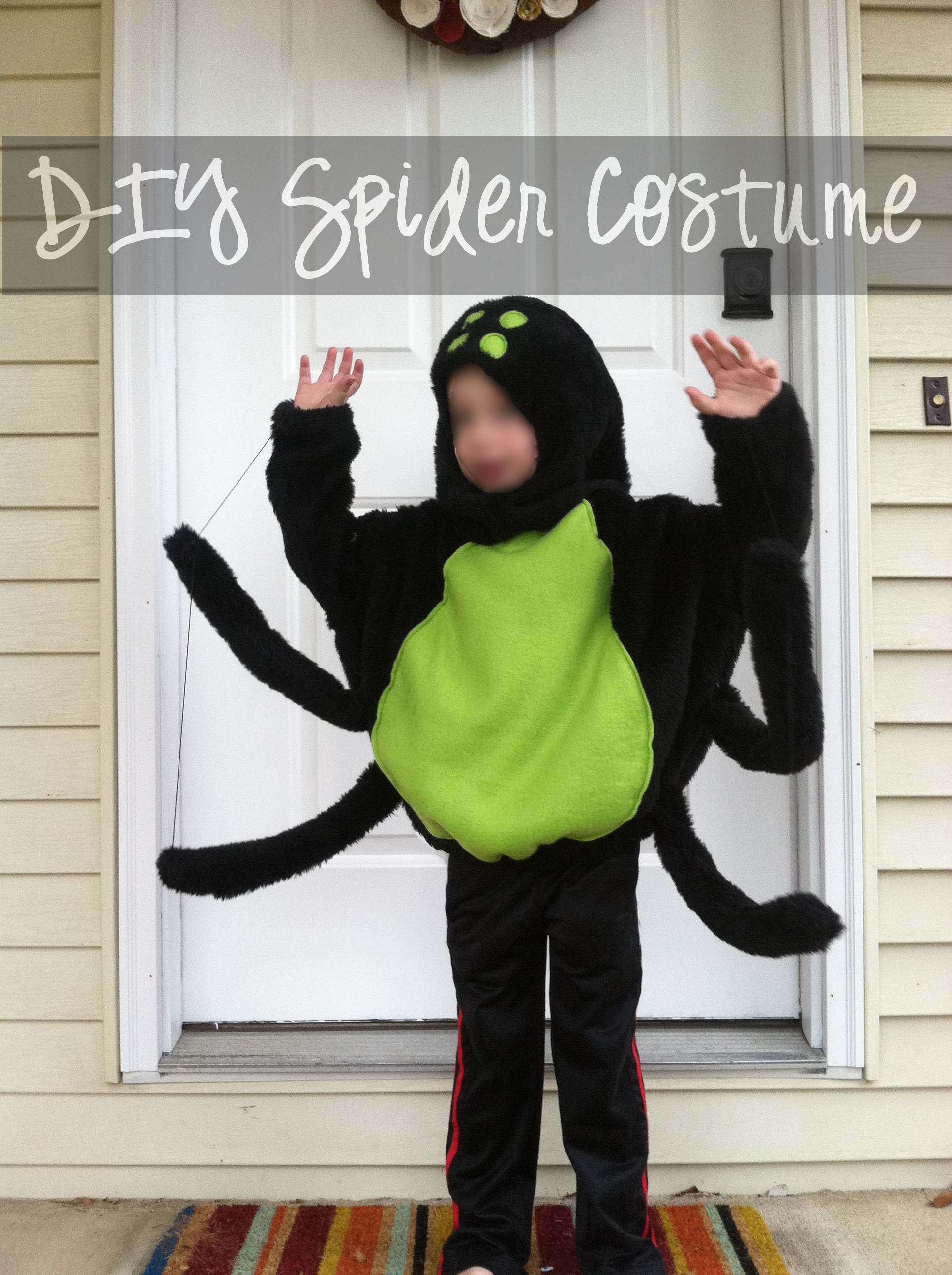 Best ideas about DIY Spider Costume
. Save or Pin Along Came a Spider DIY Spider Costume – Mary Martha Mama Now.