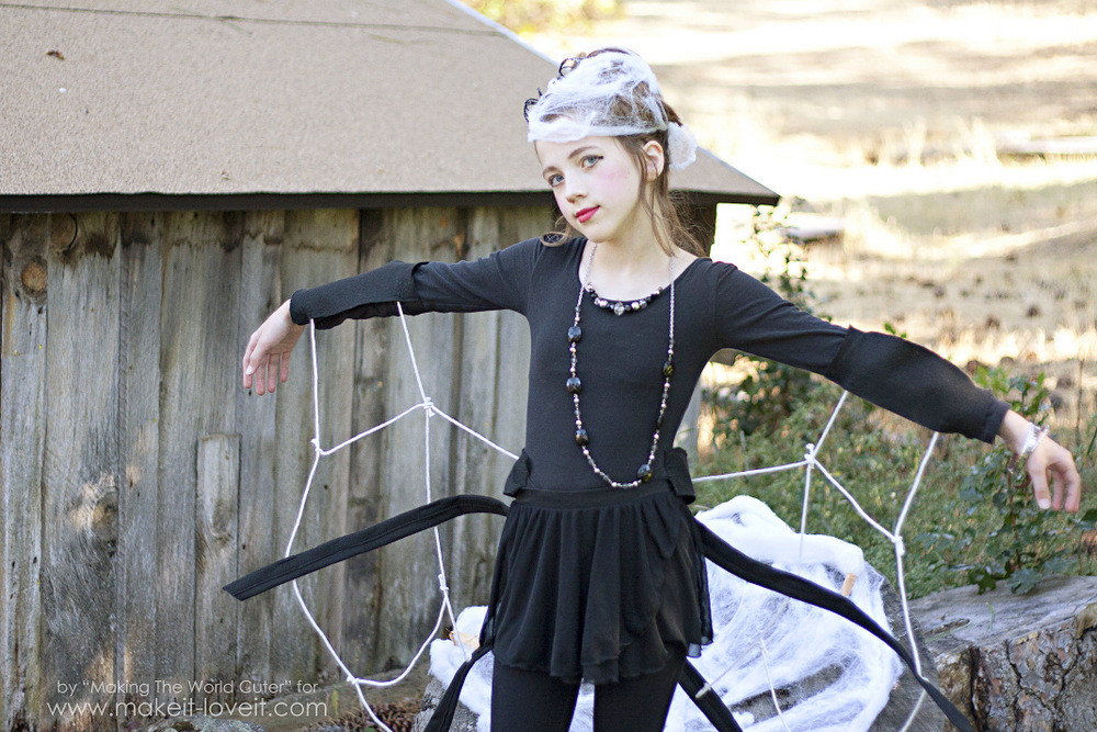 Best ideas about DIY Spider Girl Costume
. Save or Pin DIY Spider Costume for Tweens Teens or any age really Now.