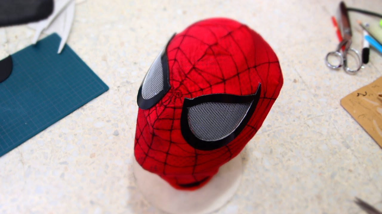 Best ideas about DIY Spiderman Mask
. Save or Pin 51 How to Make Spiderman Mask Part 3 Eyes & Webbing Now.