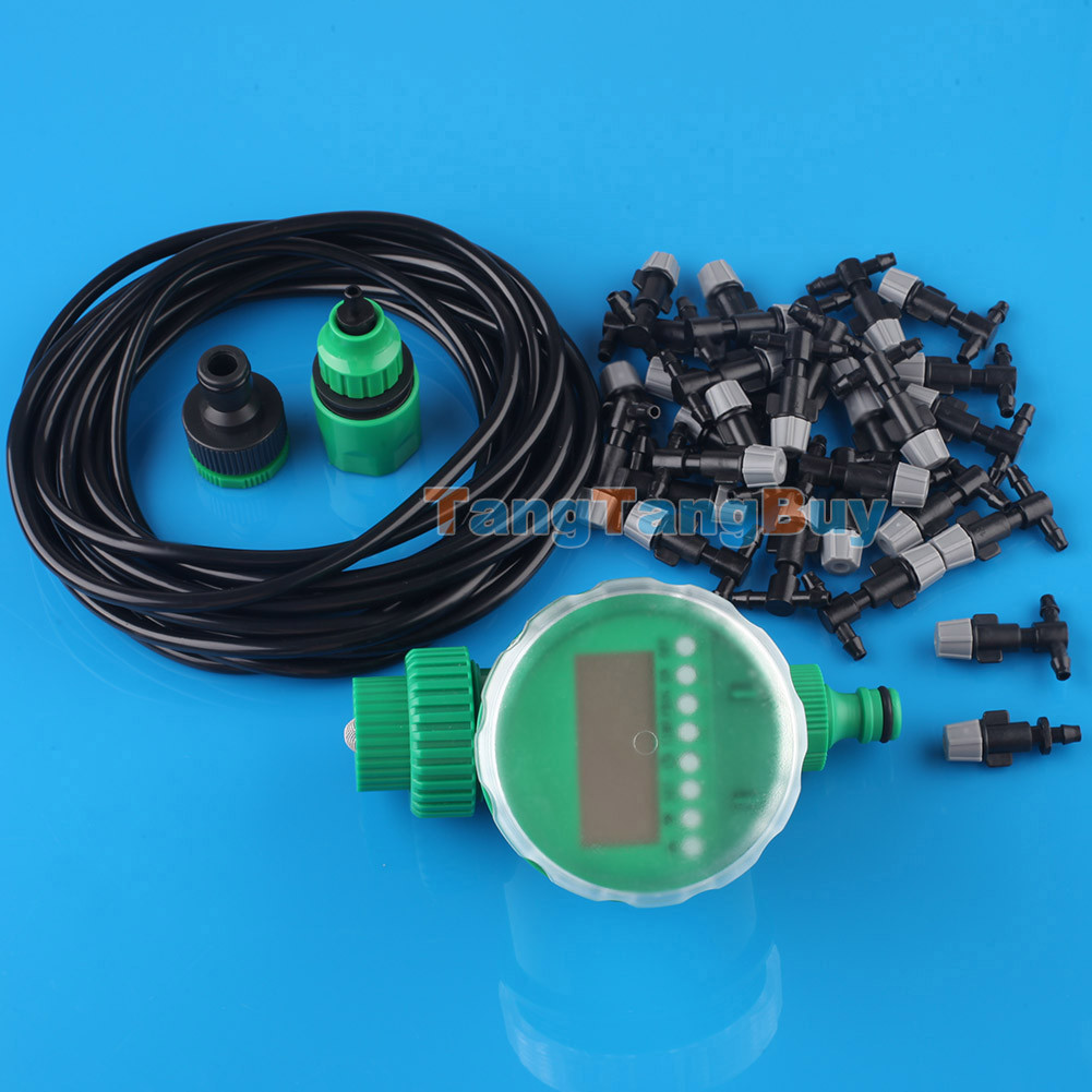Best ideas about DIY Sprinkler System Kits
. Save or Pin 20M DIY Irrigation System Water Timer control Sprinkler Now.