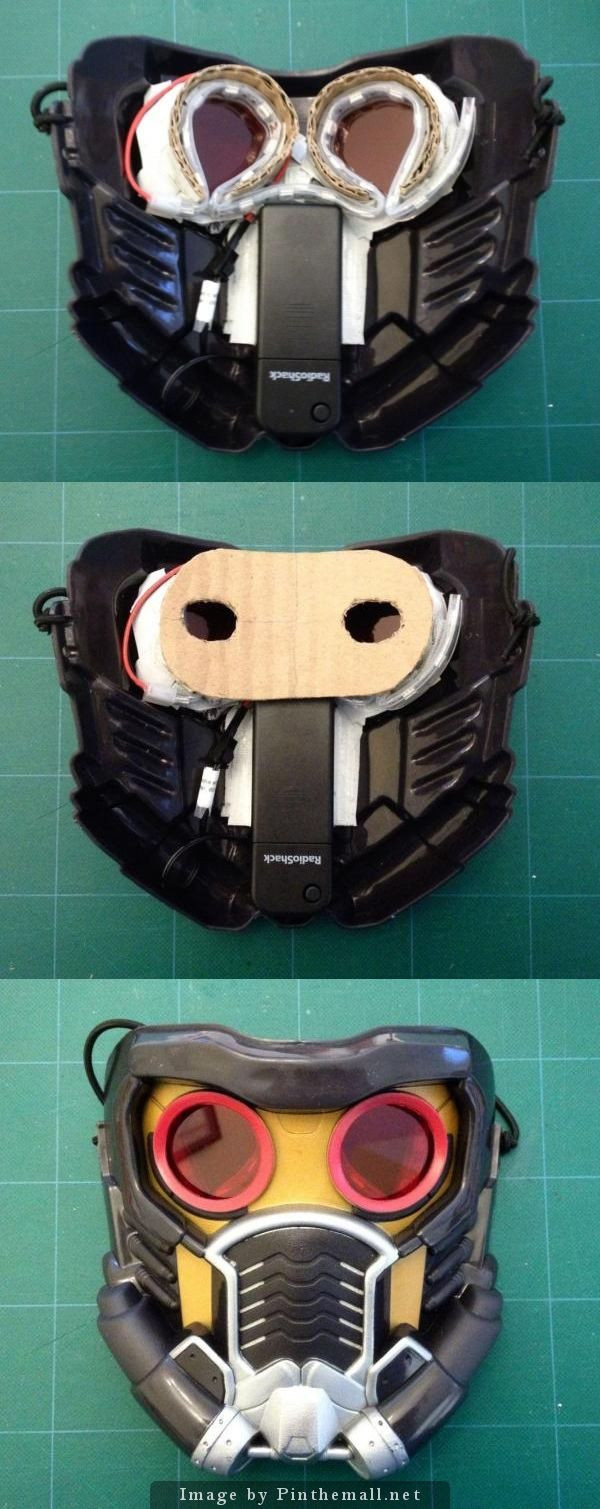 Best ideas about DIY Star Lord Mask
. Save or Pin Star Lord Mask retrofit for LED lights and red lenses DIY Now.