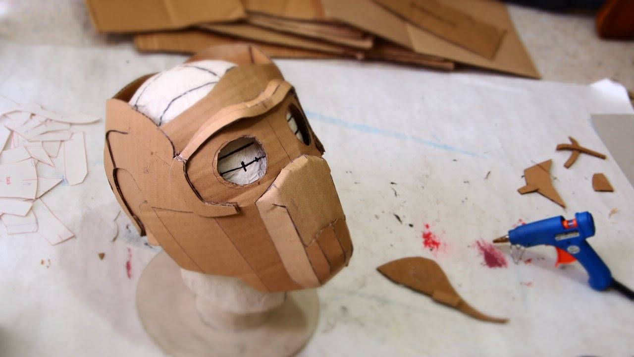 Best ideas about DIY Star Lord Mask
. Save or Pin 66 Star Lord Mask DIY Part 1 Cardboard free template Now.