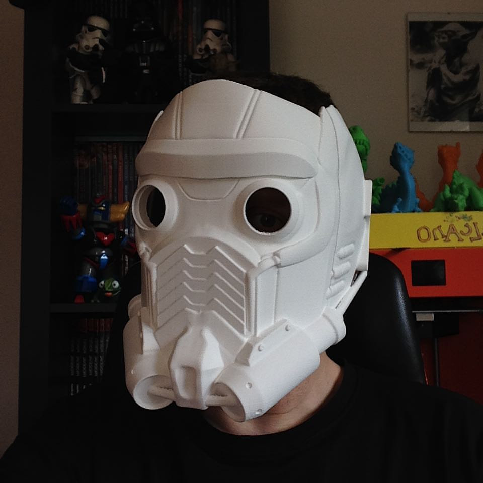 Best ideas about DIY Star Lord Mask
. Save or Pin 3D Printable Guardians of the Galaxy Star lord s Mask Now.