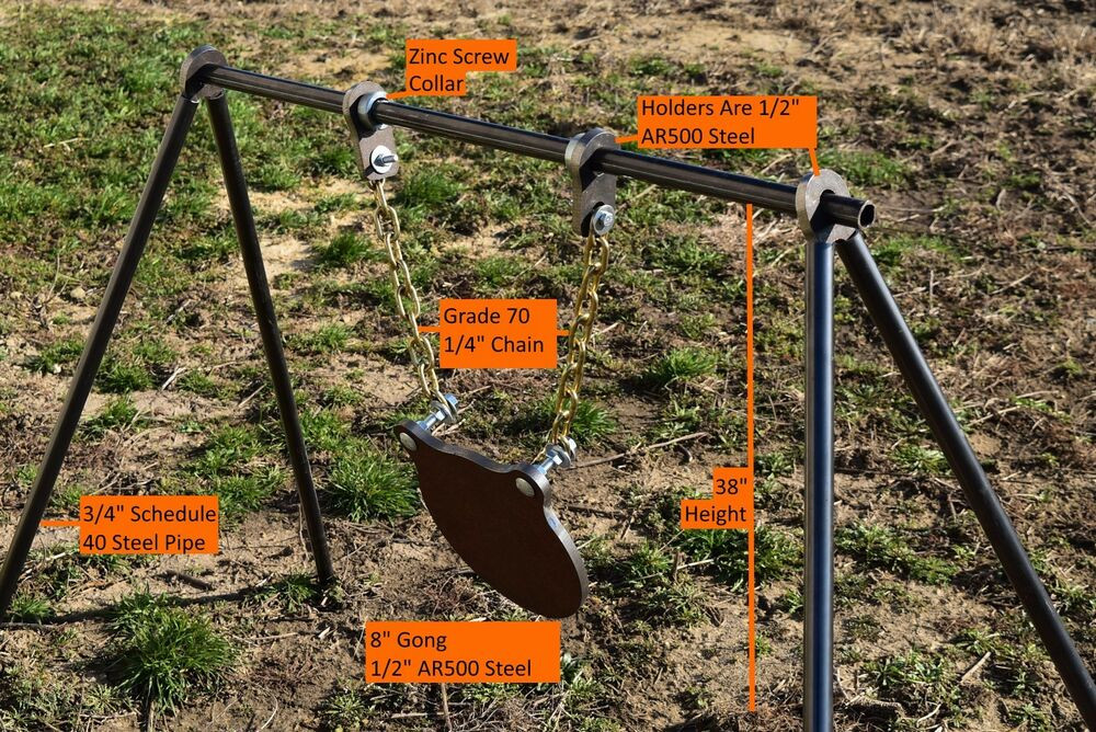 Best ideas about DIY Steel Target Stand
. Save or Pin Steel Pipe Shooting Tar Stand With 1 2" AR500 Pipe Now.