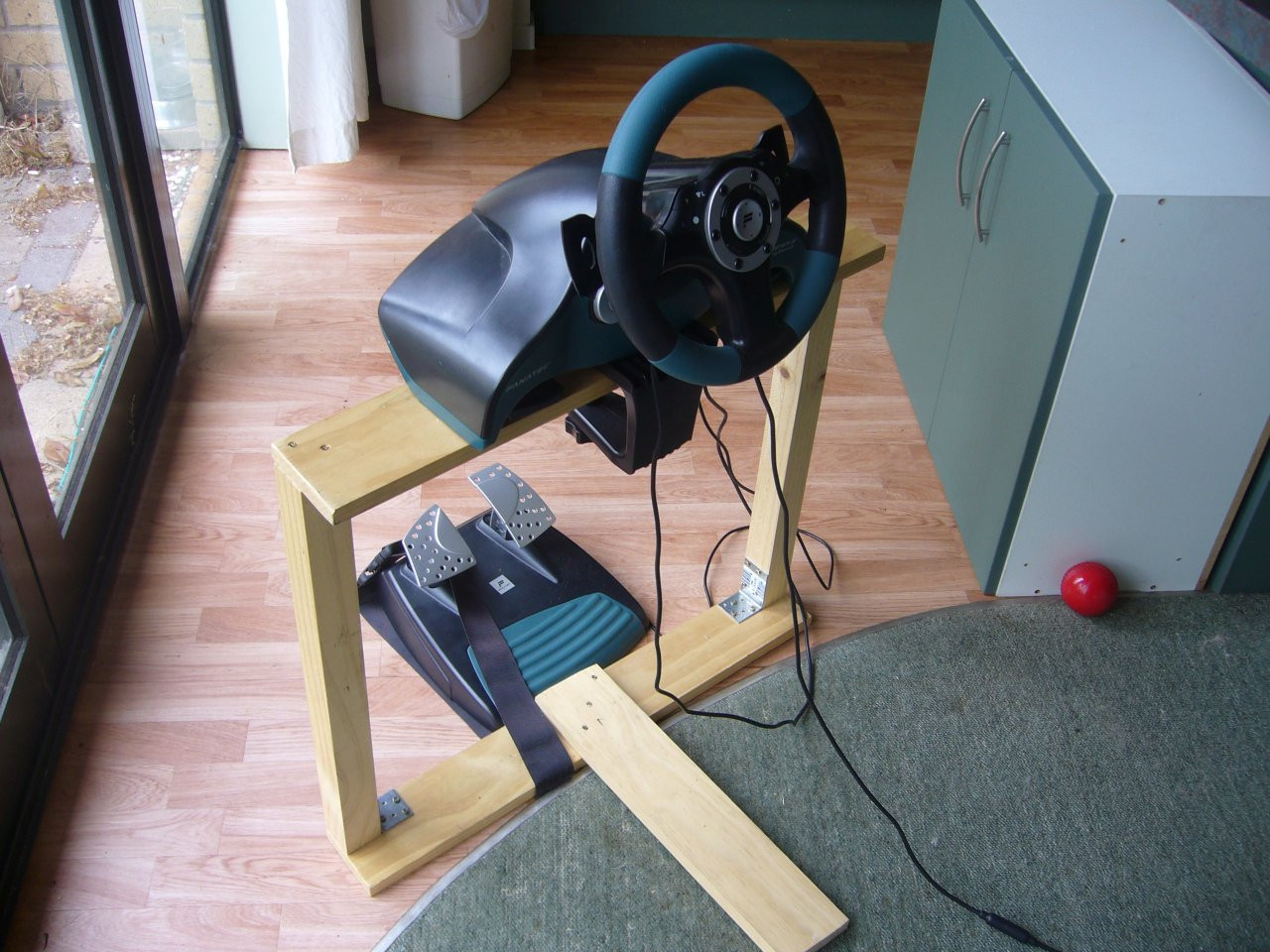 Best ideas about DIY Steering Wheel Stand
. Save or Pin Xbox PS2 Steering wheel stand Now.