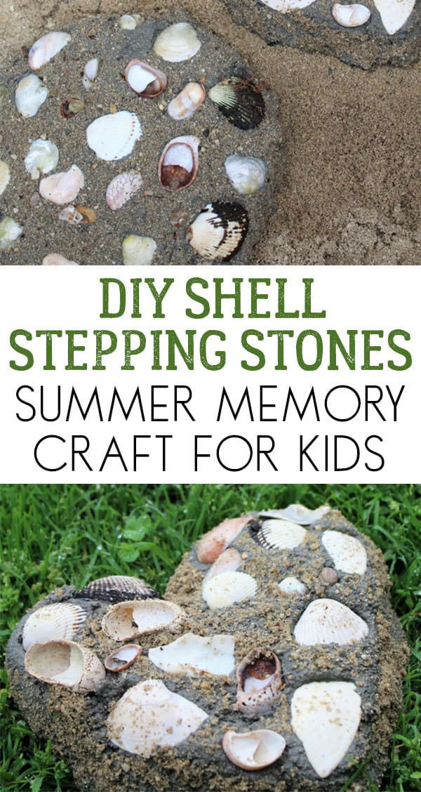 Best ideas about DIY Stepping Stones With Kids
. Save or Pin DIY Summer Memory Shell Stepping Stones to Make with Kids Now.