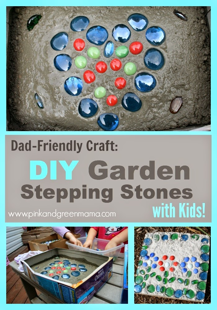 Best ideas about DIY Stepping Stones With Kids
. Save or Pin Pink and Green Mama Daddy Camp Kid Friendly Cement Now.