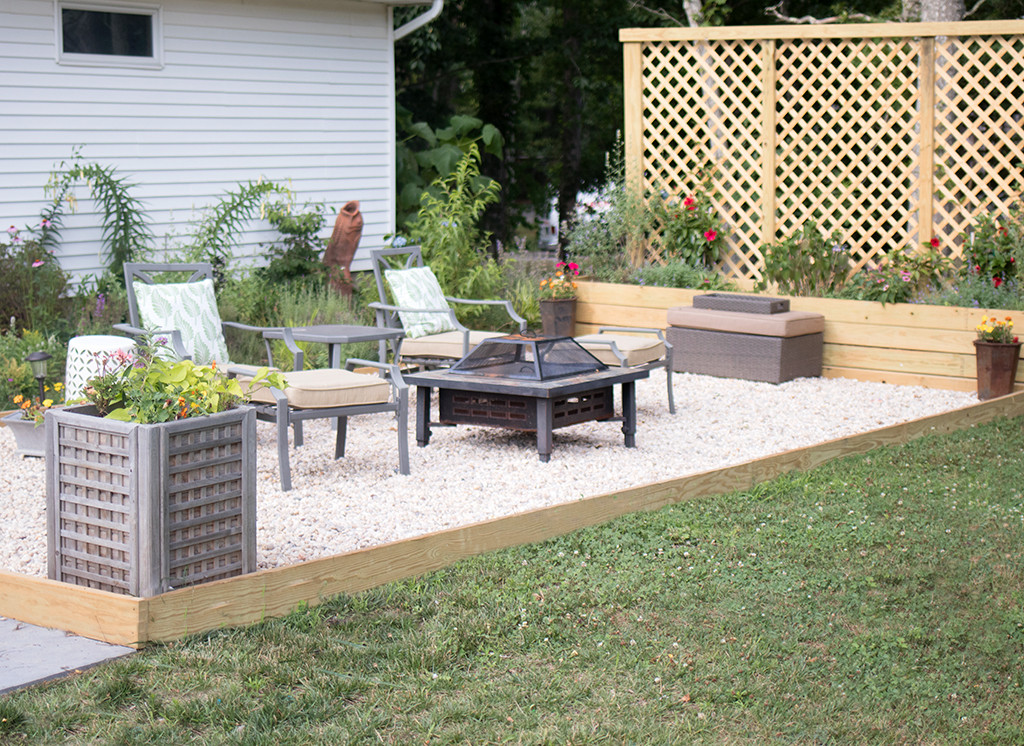 Best ideas about Diy Stone Patio Ideas
. Save or Pin Pea Gravel Patio DIY Gina Michele Now.
