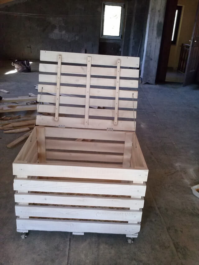 Best ideas about DIY Storage Box Wood
. Save or Pin DIY Wooden Pallet Storage Box Now.