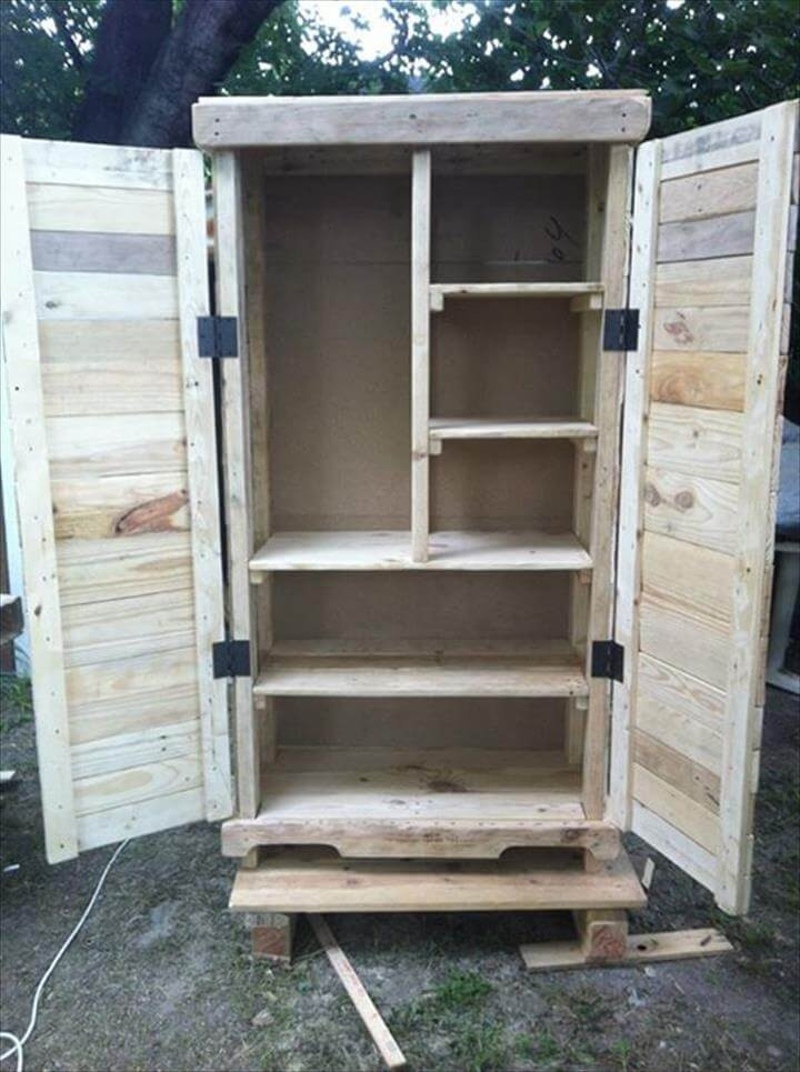 Best ideas about DIY Storage Cabinet
. Save or Pin DIY Pallet Cabinet for a Big Storage Now.