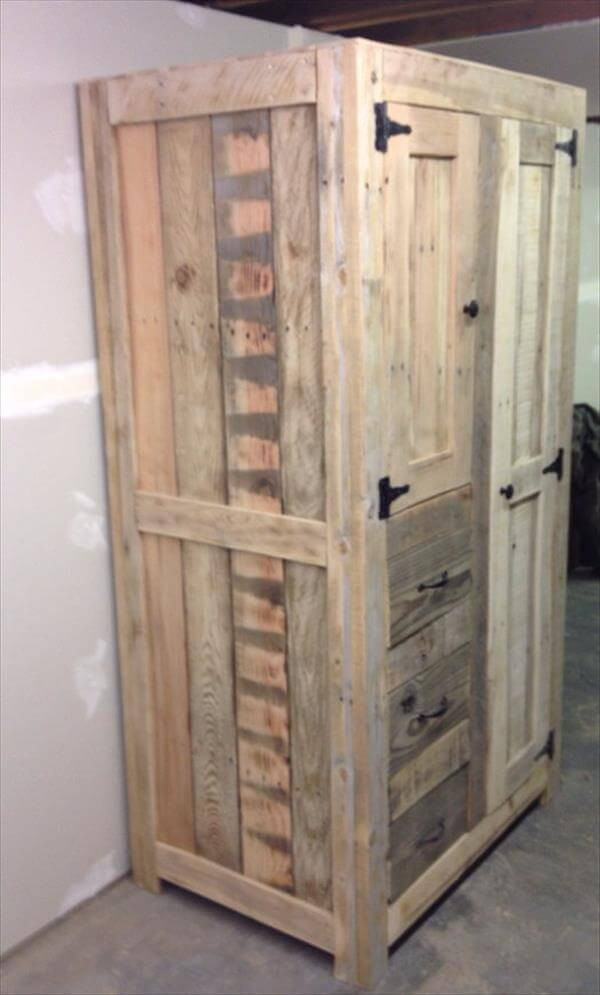 Best ideas about DIY Storage Cabinet
. Save or Pin DIY Pallet Cabinet for Storage Now.